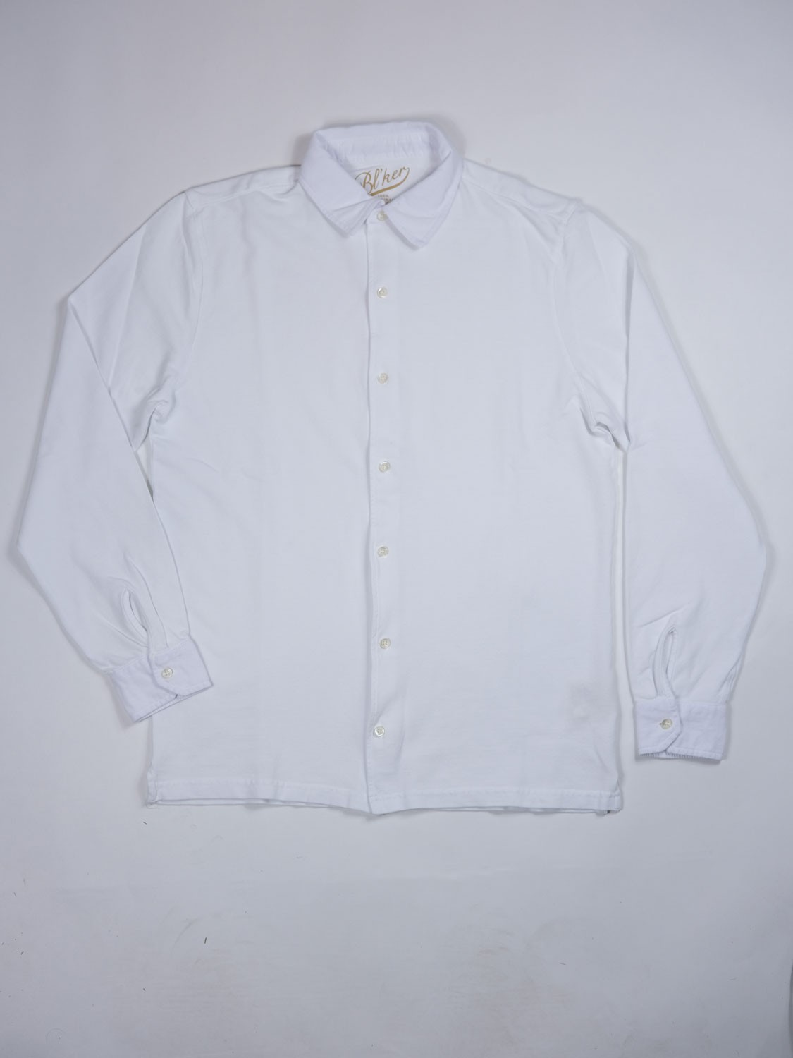 bl'ker Men's Shirt Portland Piquet Military Green