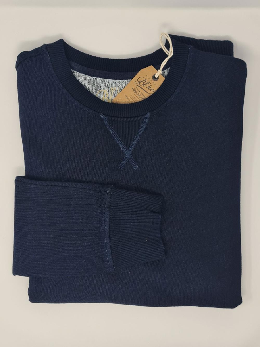 bl'ker Men's Sweatshirt Stanford Indigo Indigo