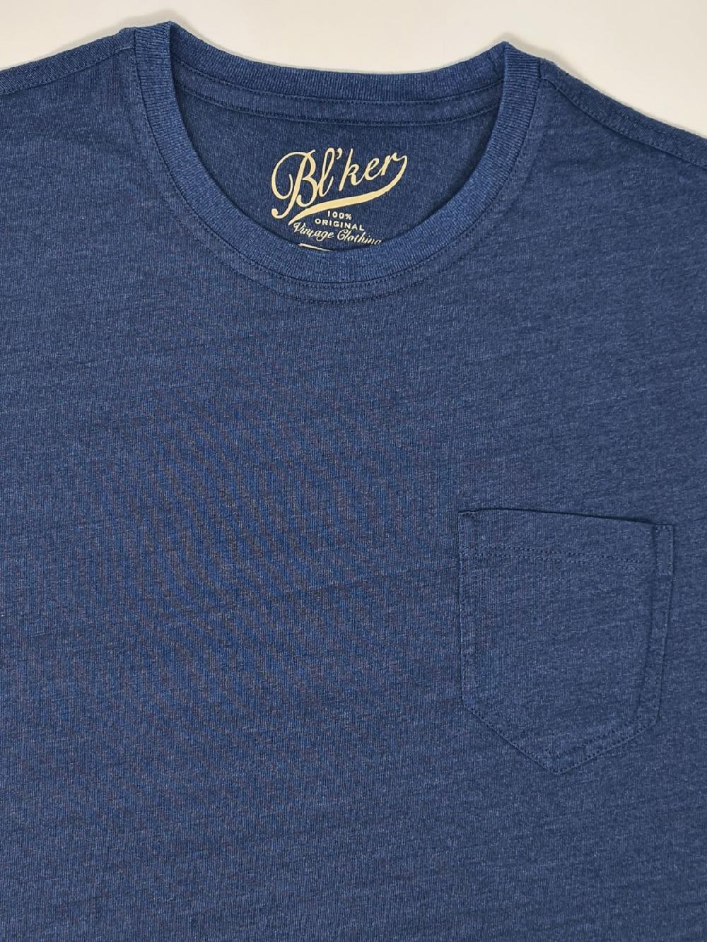 Bl'ker Men's T-shirt Freeport Indigo Jersey Indigo