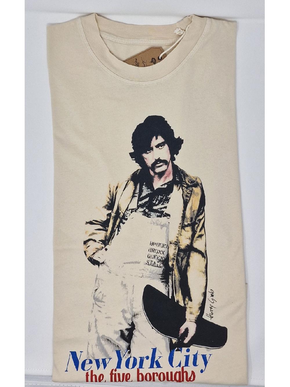 bl'ker Men's T-shirt Graphic 5 Boroughs Milk