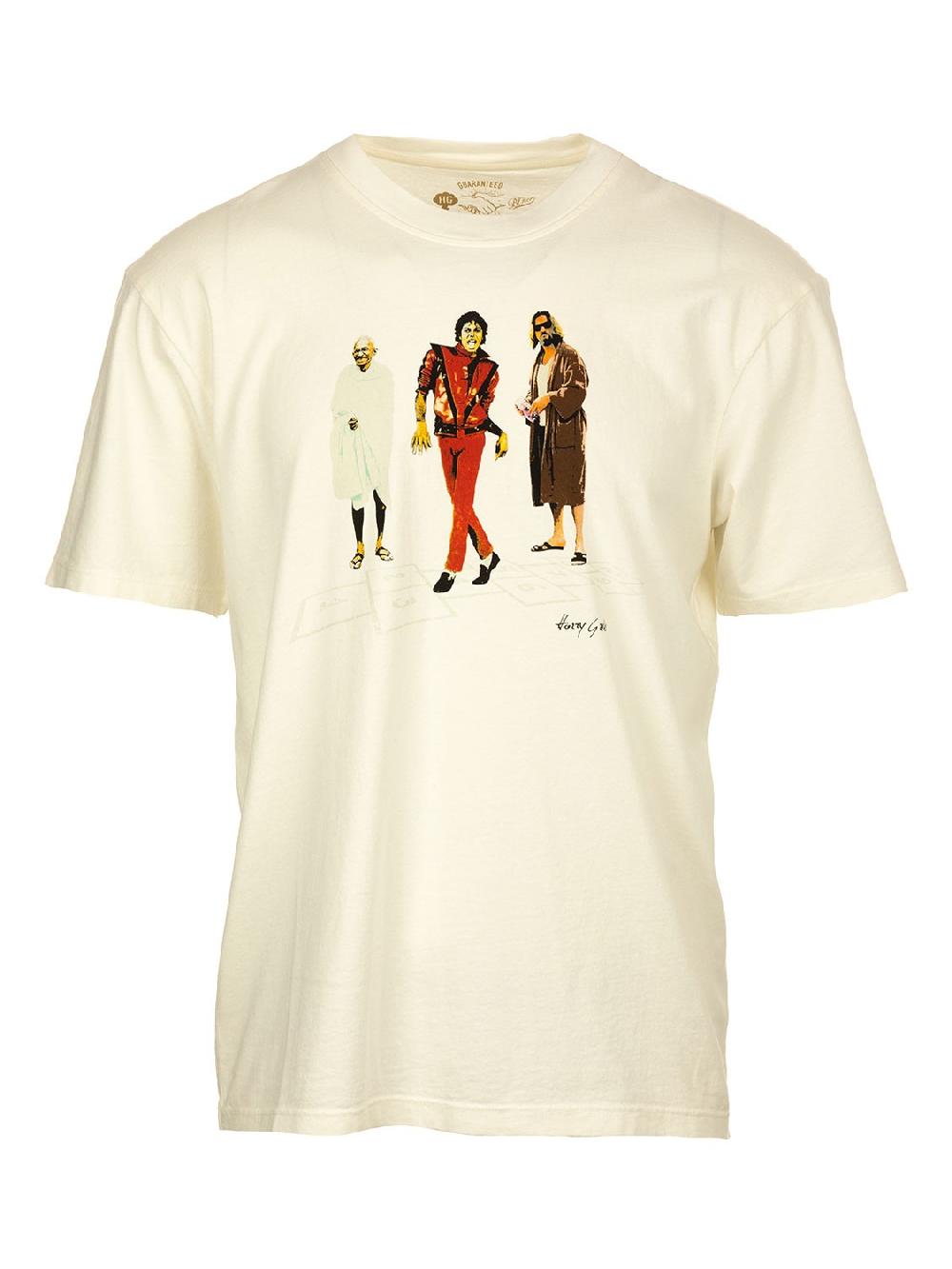 Bl'ker Men's T-shirt Graphic Trio White