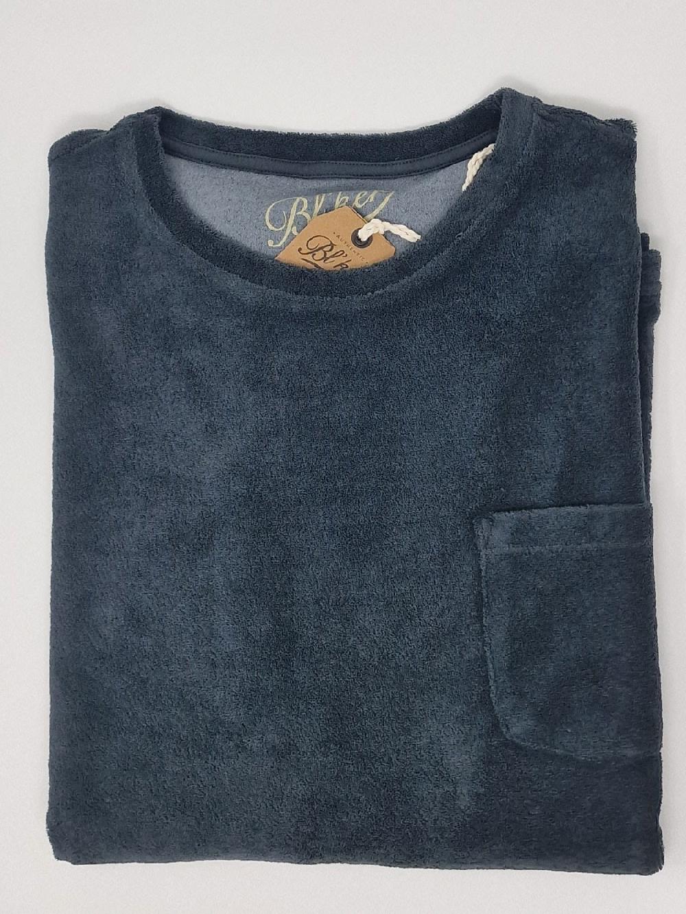 Bl'ker Men's T-shirt Oceanside Terry Navy