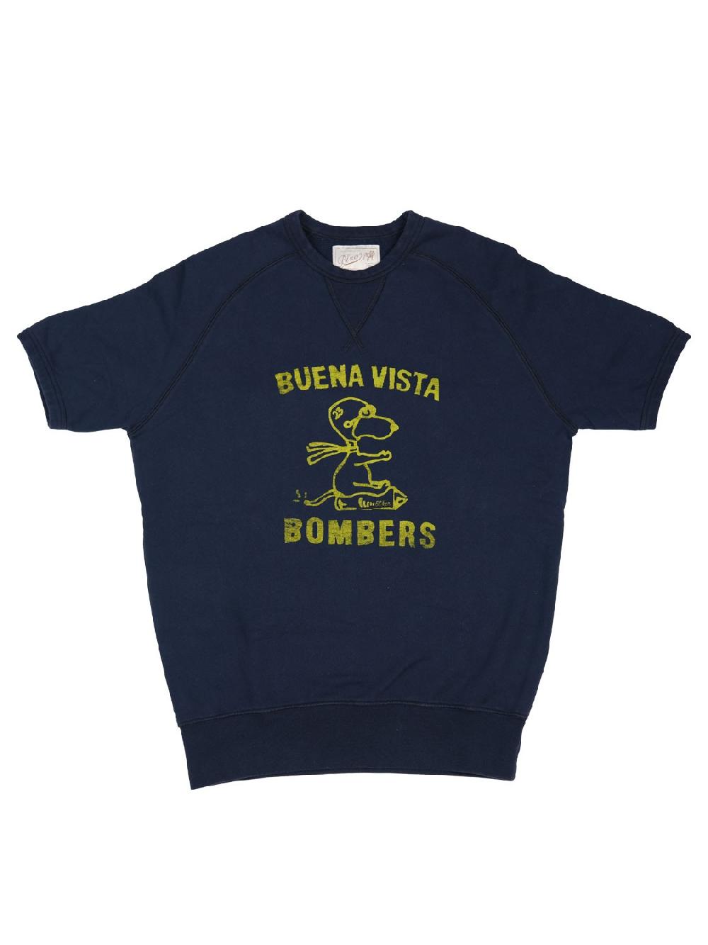 Bl'ker Men's Sweatshirt Graphic Buena Vista Melange Grey