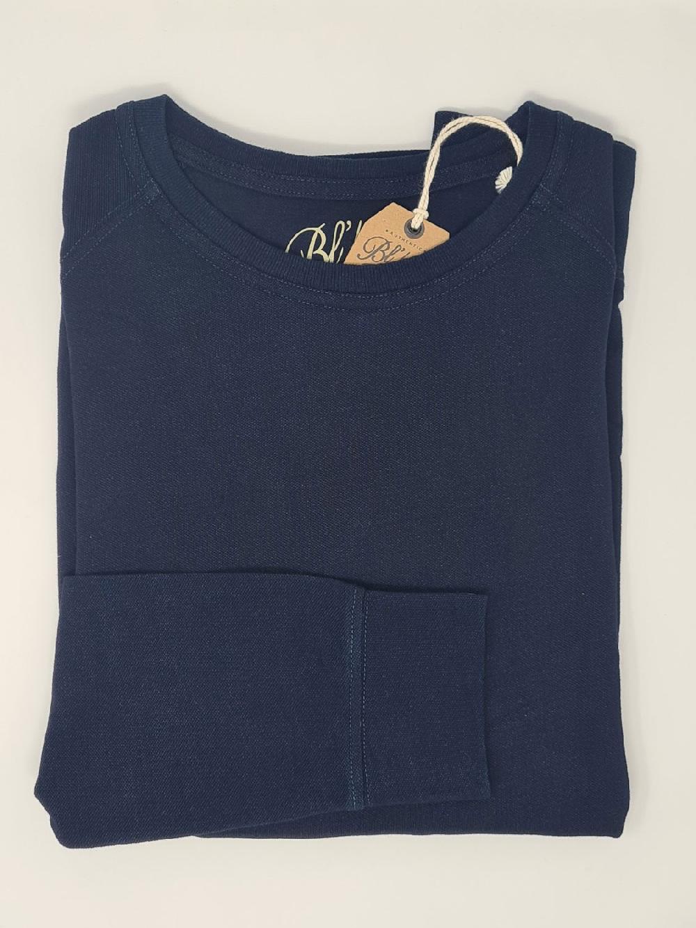 bl'ker Men's T-shirt Brunswich Indigo Piquet Indigo