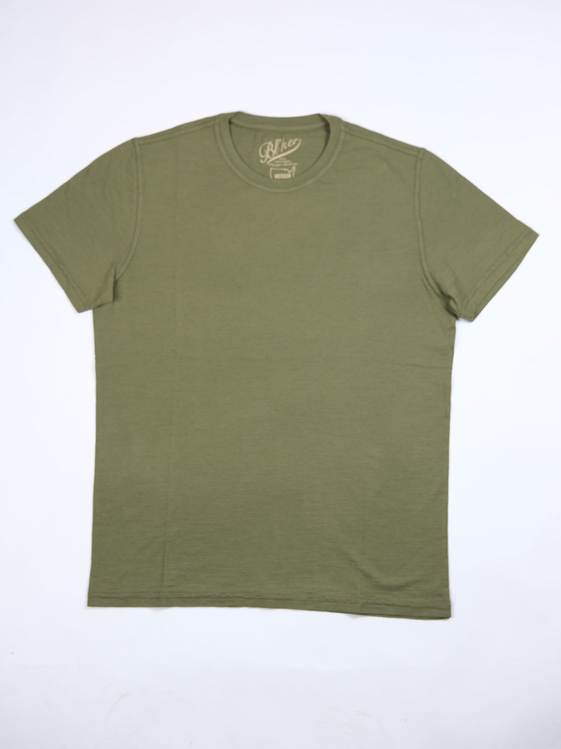 bl'ker Men's T-shirt Casco Bay Fiammata without pocket Military Green