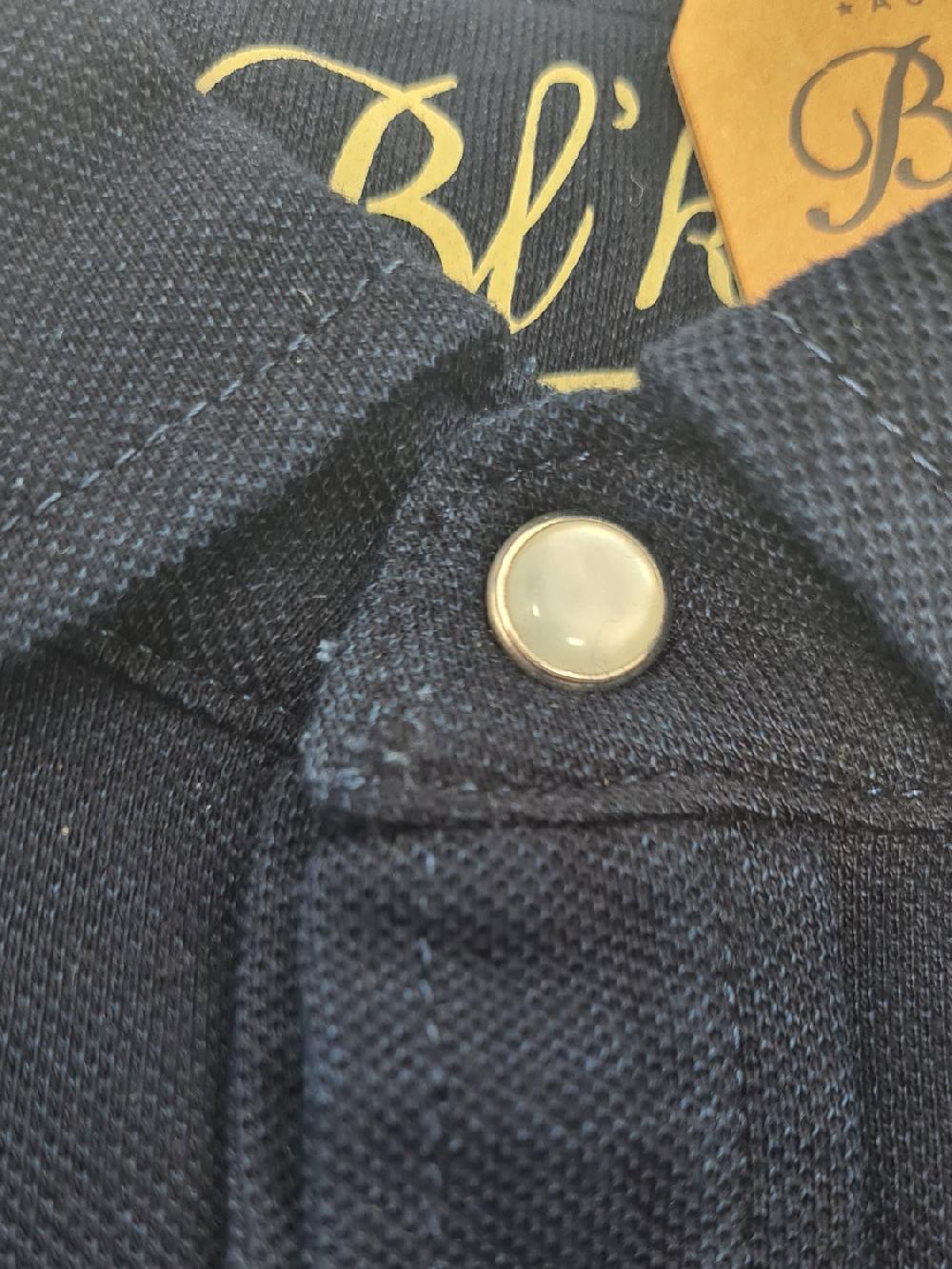 Bl'ker Men's Western Shirt El Paso Indigo Piquet Indigo