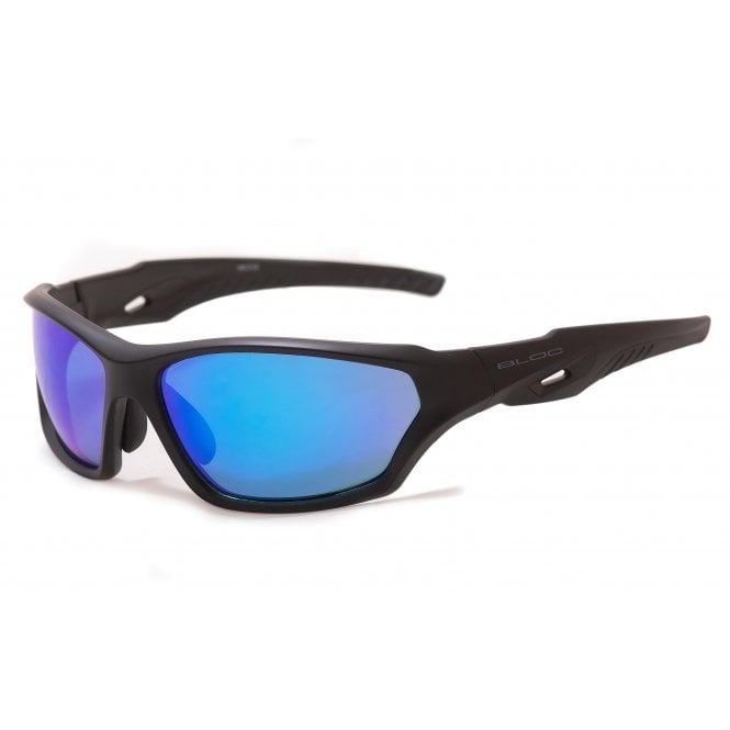 bloc eyewear Bloc Beck XMB80 Matt Black Blue Mirror Cat.3