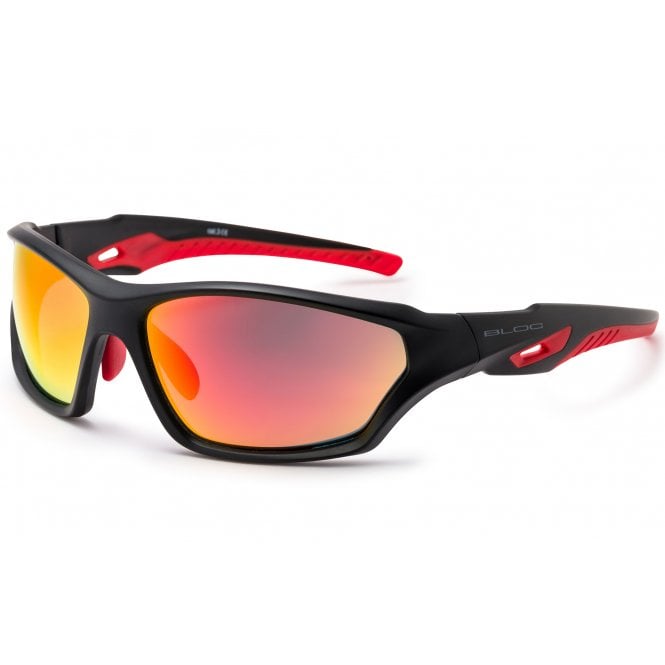 bloc eyewear Bloc Beck XMR80 Matt Black Red Mirror Cat.3