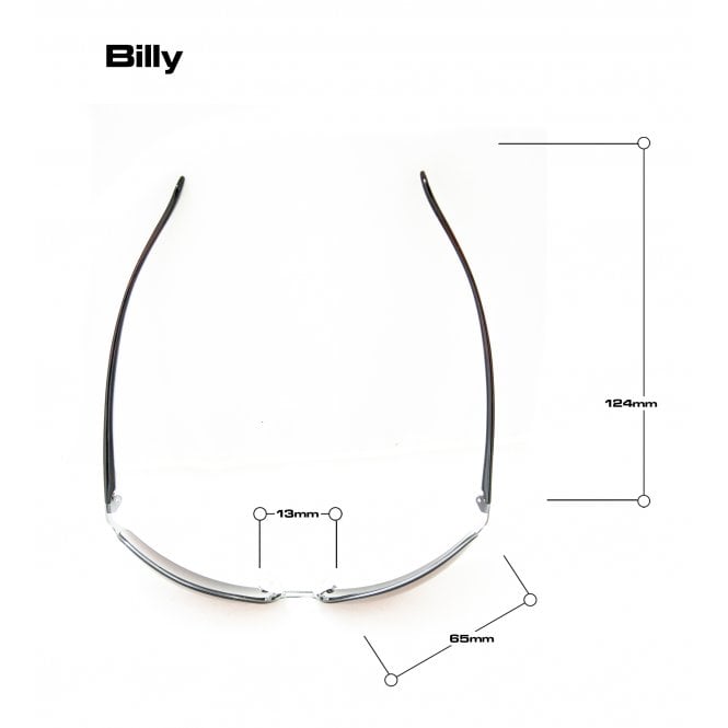Bloc Eyewear Bloc Billy F190N GUN BLACK GREY GRADUATED