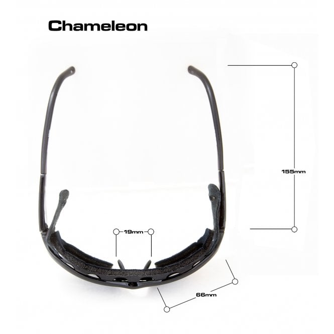 Bloc Eyewear Bloc Chameleon X400 X400 CHAMELEON SHINY BLACK CATEGORY 4