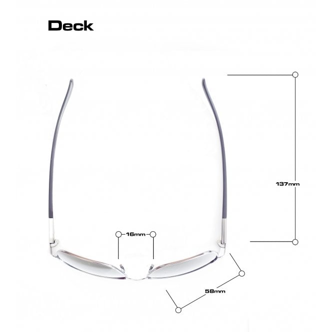 Bloc Eyewear Bloc Deck X751 MATT GUN BLACK / BLUE MIRROR