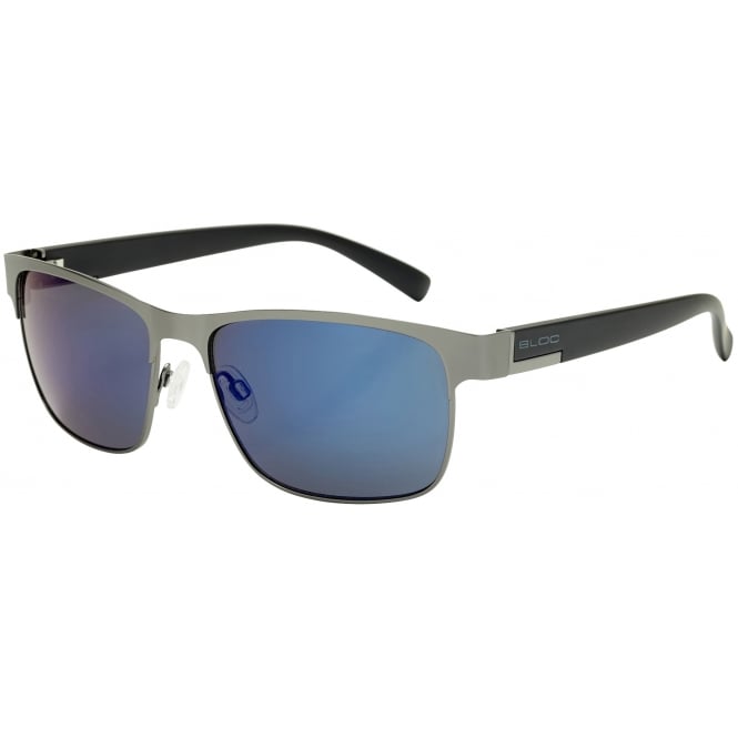 bloc eyewear Bloc Deck X751 MATT GUN BLACK / BLUE MIRROR