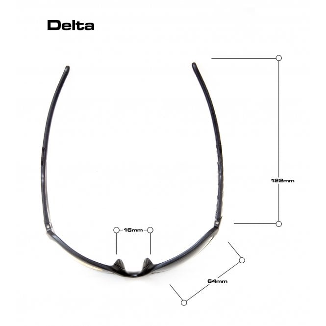 Bloc Eyewear Bloc Delta X4 X4 DELTA MATT BLACK GREY