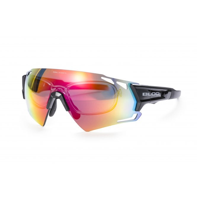 bloc eyewear Bloc Rhode XR Shiny Black/Red Mirror bloc eyewear Bloc Rhode XR Shiny Black/Red Mirror