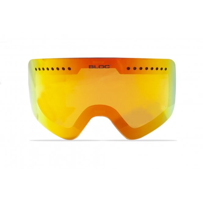 bloc eyewear Bloc Fifty-Five Lens MAGNETIC RED MIRROR CAT 3