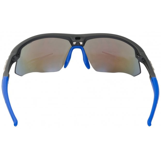 Bloc Eyewear Bloc Fox XB761 Matt Black/Blue Tips Blue Mirror Category 3