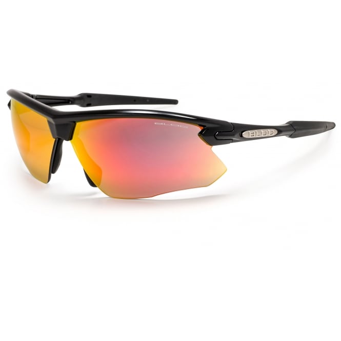 bloc eyewear Bloc Fox XR760 Shiny Black/Black tips Red Mirror Category 3