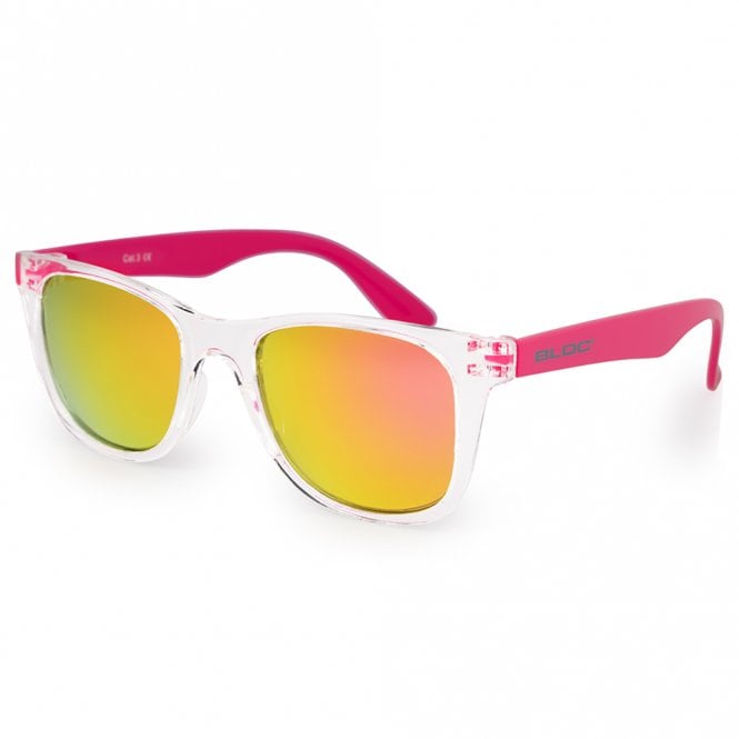 bloc eyewear Bloc Junior Flair J601 Clear Pink / Pink Mirror Cat.3