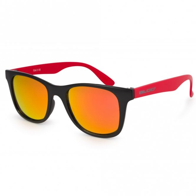 bloc eyewear Bloc Junior Flair J602 Black Red / Red Mirror Cat.3