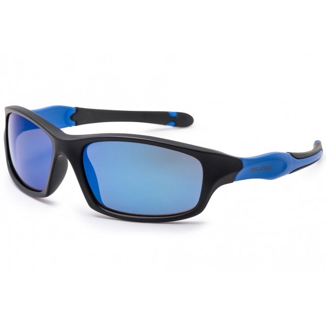 bloc eyewear Bloc Junior Spider J22 Matt Black Blue Mirror Cat.3