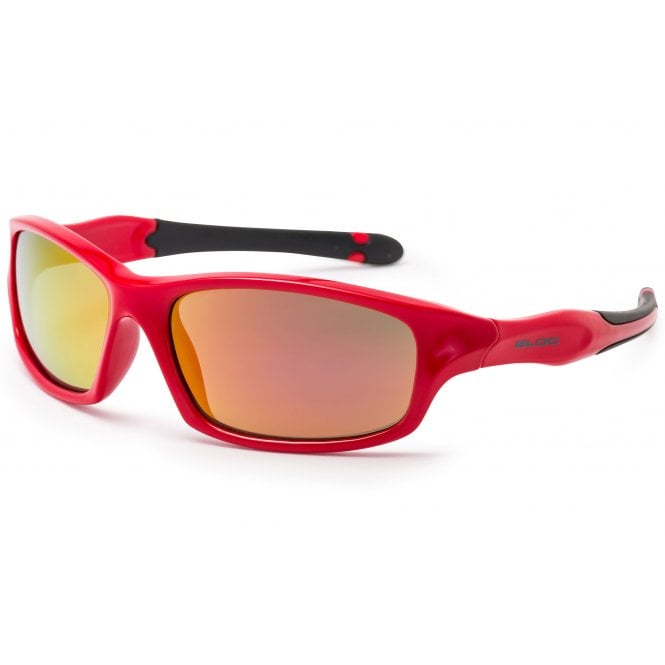 bloc eyewear Bloc Junior Spider J25 Shiny Red / Red Mirror Cat.3