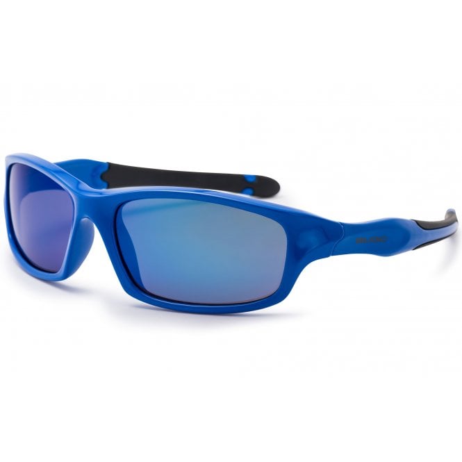 bloc eyewear Bloc Junior Spider J26 Shiny Blue / Blue Mirror Cat.3