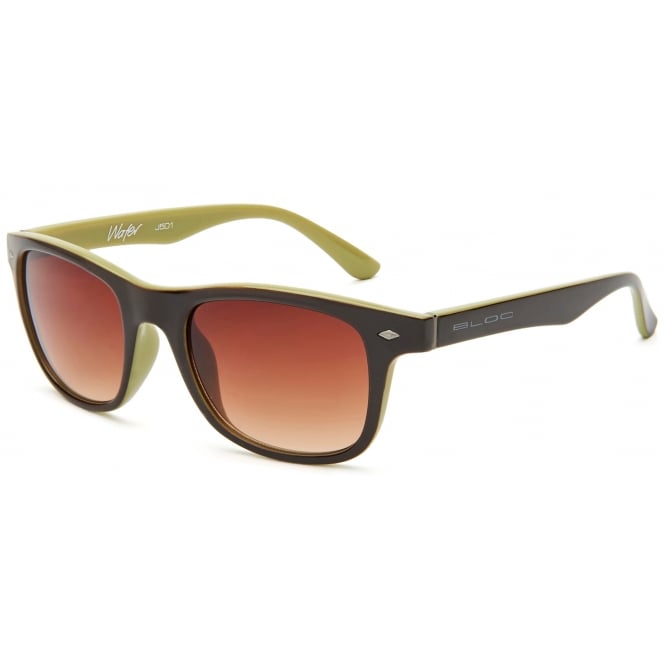 bloc eyewear Bloc Junior Wafer J501 Choc Green Brown Grad Cat.3