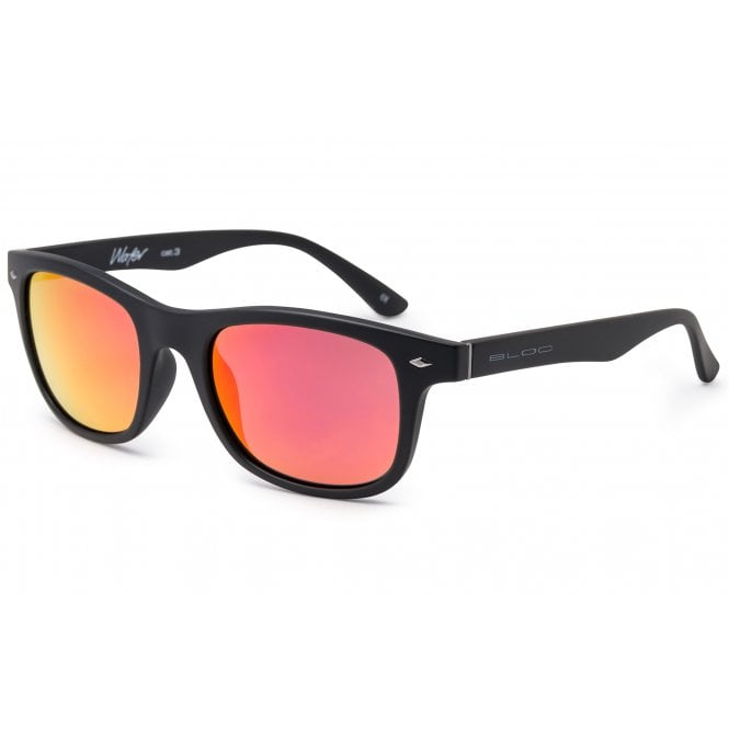 bloc eyewear Bloc Junior Wafer J503 Matt Black Red Mirror Cat.3