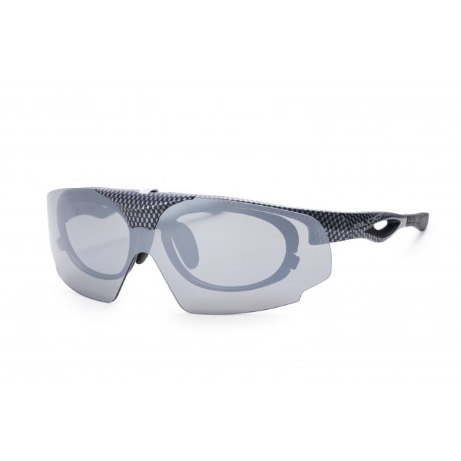 bloc eyewear Bloc Leo XR Carbon/Grey Mirror/Clear/Yellow bloc eyewear Bloc Leo XR Carbon/Grey Mirror/Clear/Yellow