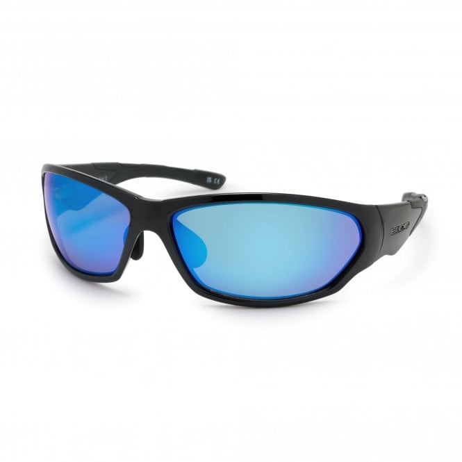 bloc eyewear Bloc Montana X552 Shiny Black / Blue Revo mirror