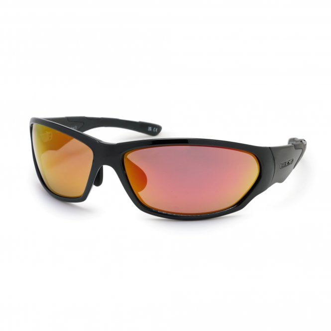 bloc eyewear Bloc Montana X553 Shiny Black / Red Revo mirror