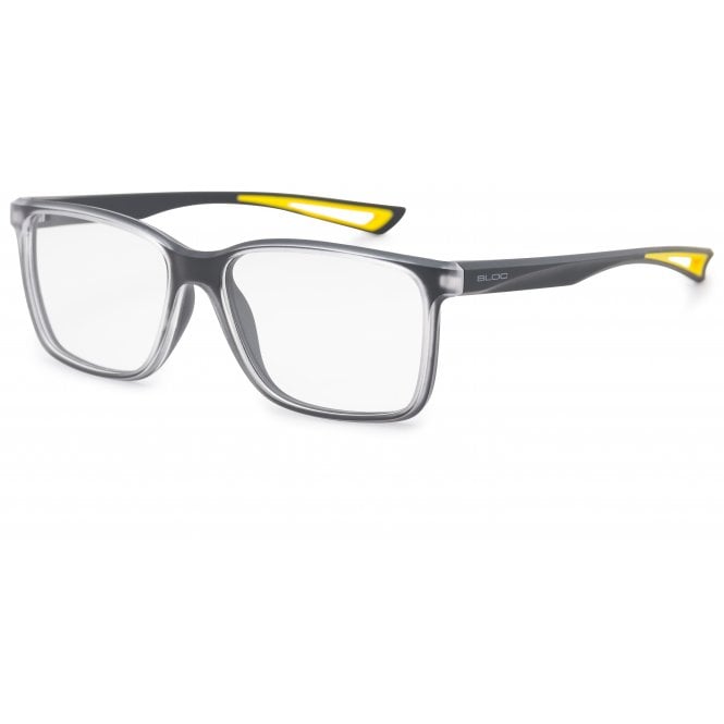 bloc eyewear Bloc OPTICAL Frame OPT001-2 CRYSTAL BLACK / YELLOW Frame Only