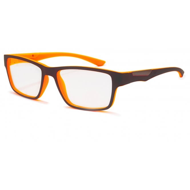 bloc eyewear Bloc OPTICAL Frame OPT002-6 MATT BLACK / ORANGE - Frame Only