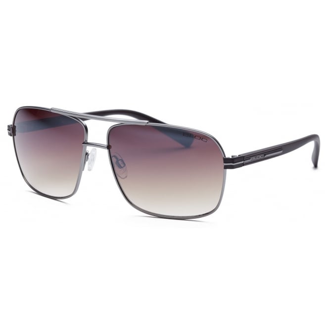 bloc eyewear Bloc Pilot F450 MATT GUN MATT BLACK GREY GRADUATED
