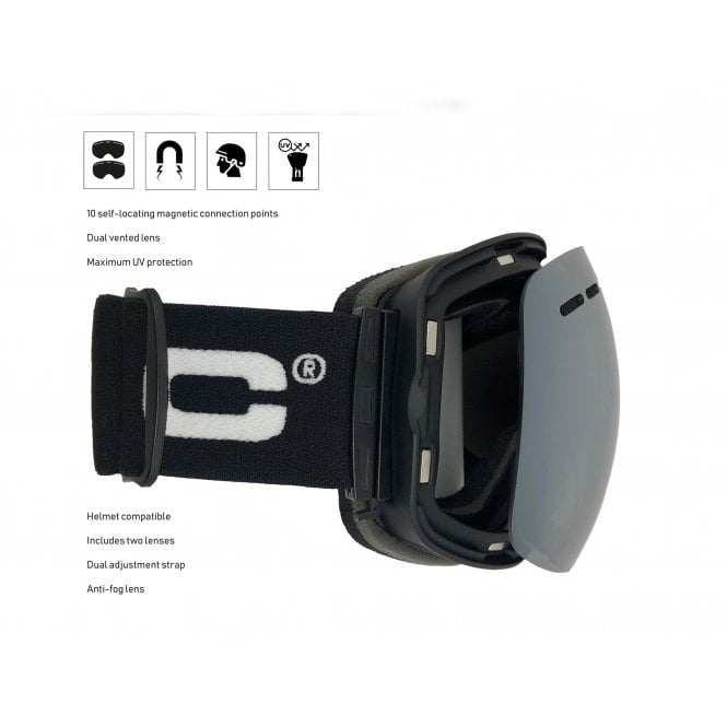 Bloc Eyewear Bloc Sixty Five G650 Interchangeable 2 Lens Matt Black/Magnetic 2 Lens System