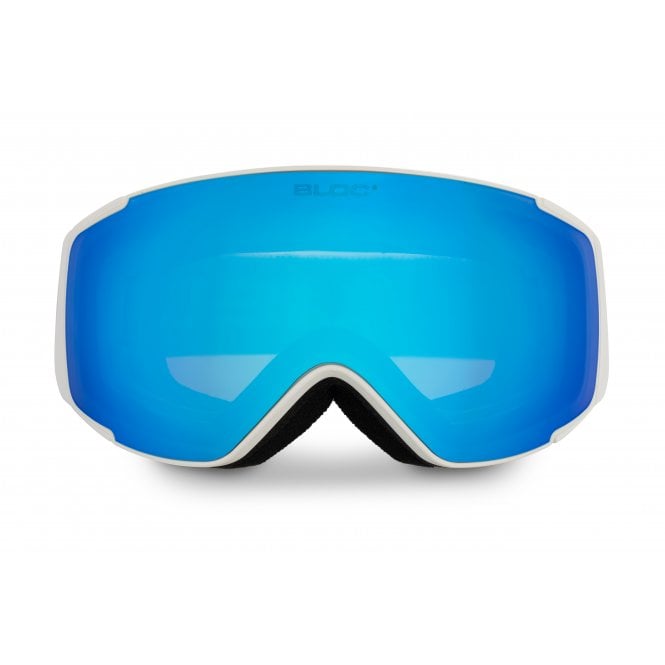 Bloc Eyewear Bloc Small Fit Mercury JM306 Matt White Blue Mirror Cat2