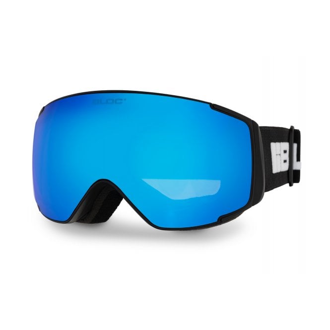 bloc eyewear Bloc Small fit Mercury JM308 Matt Black Blue Mirror Cat2