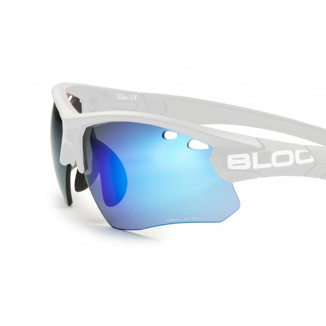 bloc eyewear Bloc Titan 2 Lens blue mirror TBM TITAN LENS BLUE MIRROR
