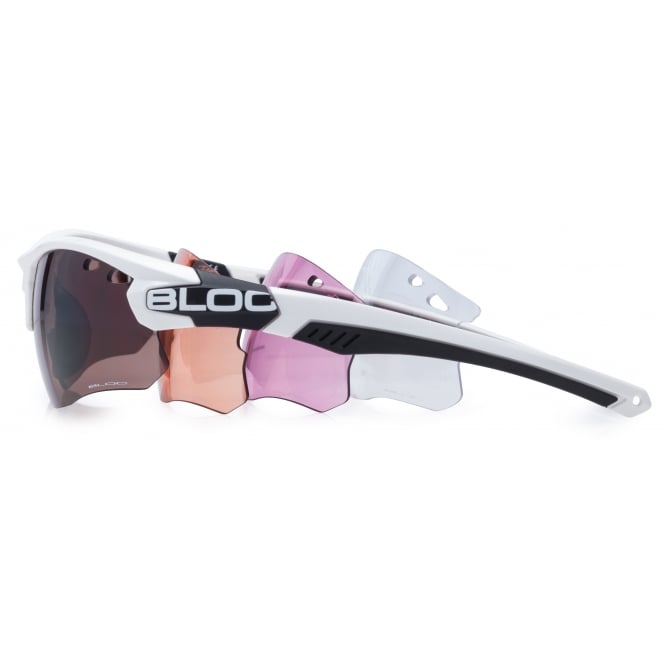 bloc eyewear Bloc Titan X631 X631 TITAN WHITE VERMILLION 4 LENS SYSTEM