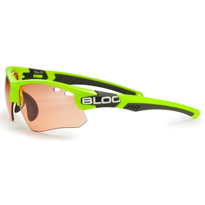 Bloc Eyewear Bloc Titan X633 X633 TITAN GREEN VERMILLION 4 LENS SYSTEM