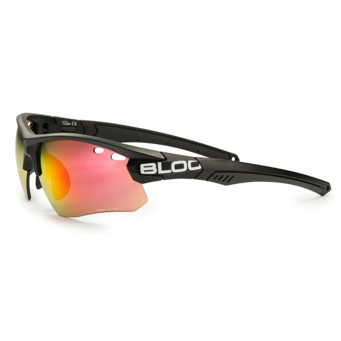 Bloc Eyewear Bloc Titan XR630 XR630 TITAN BLACK RED 4 LENS SYSTEM