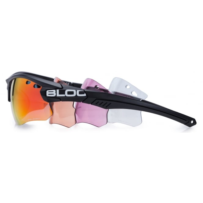 bloc eyewear Bloc Titan XR630 XR630 TITAN BLACK RED 4 LENS SYSTEM