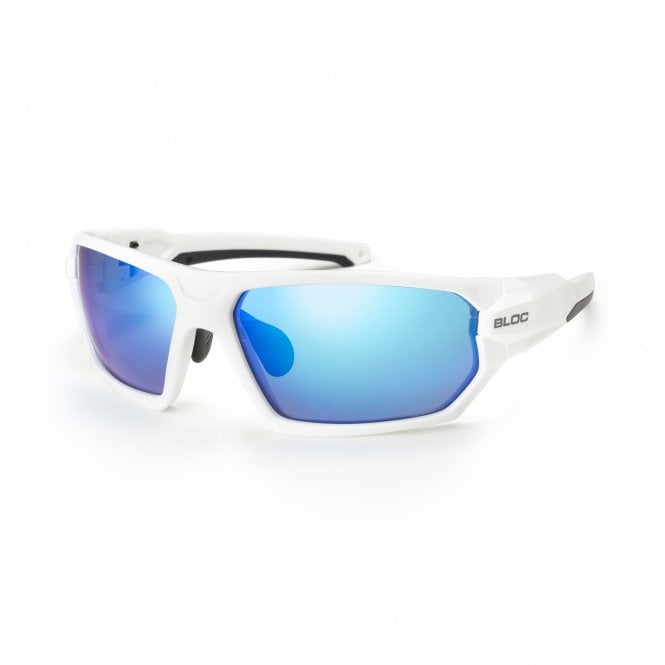 bloc eyewear Bloc Twenty Five XSWB90 Shiny White/Blue Mirror Cat.3