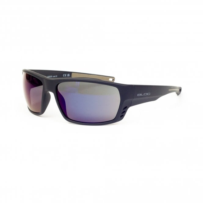 bloc eyewear Bloc Warwick X805 matt black / blue mirror