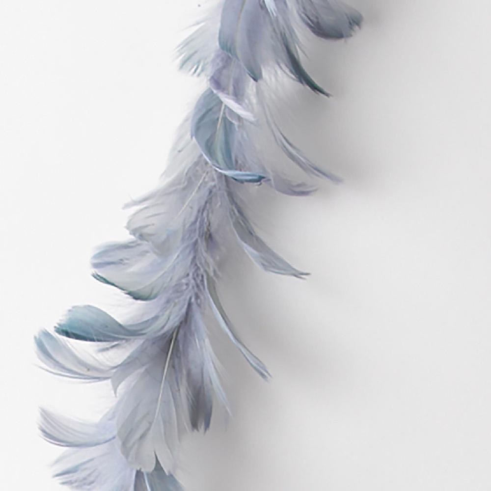 Bloom Blue Feather Garland