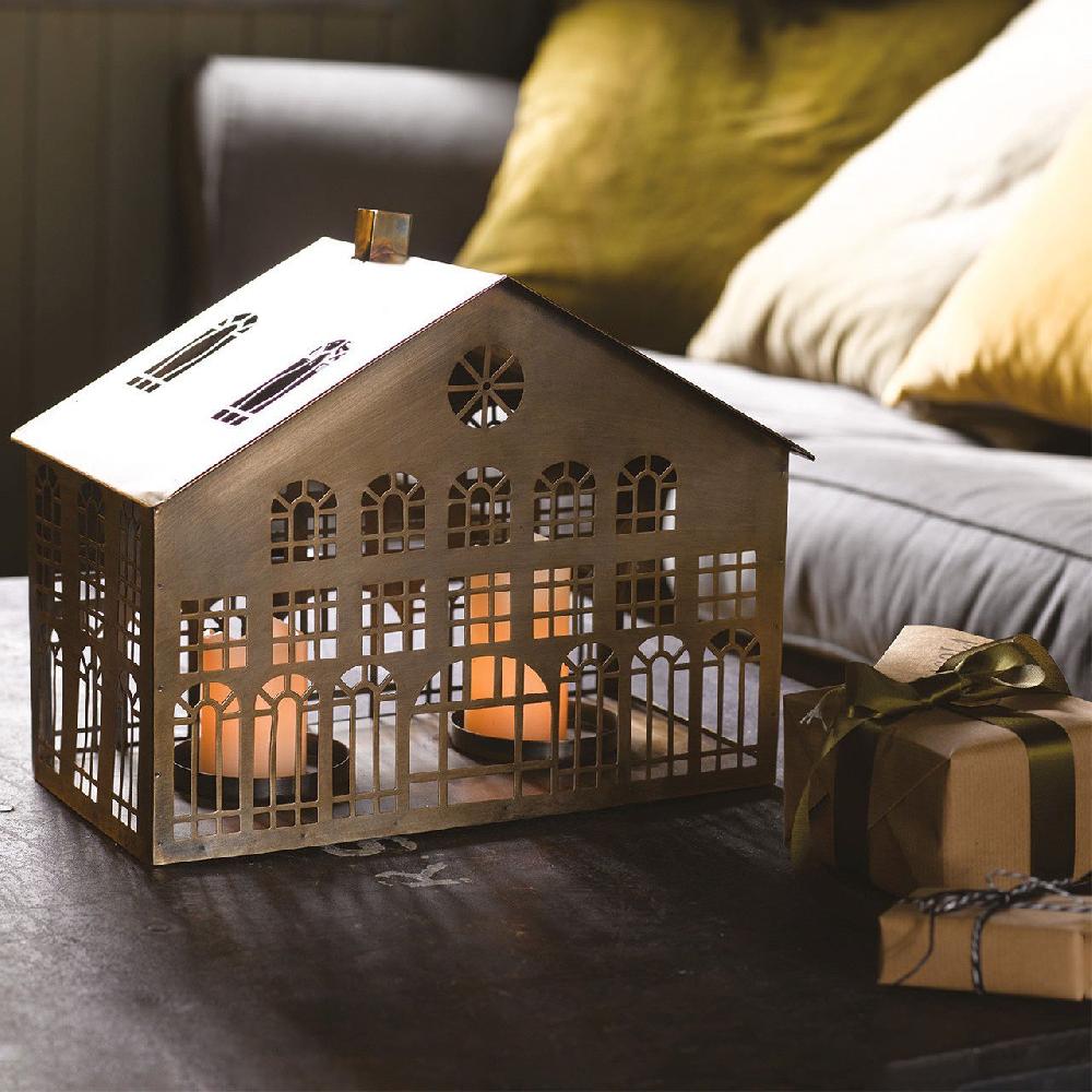 bloom Brass House Lantern