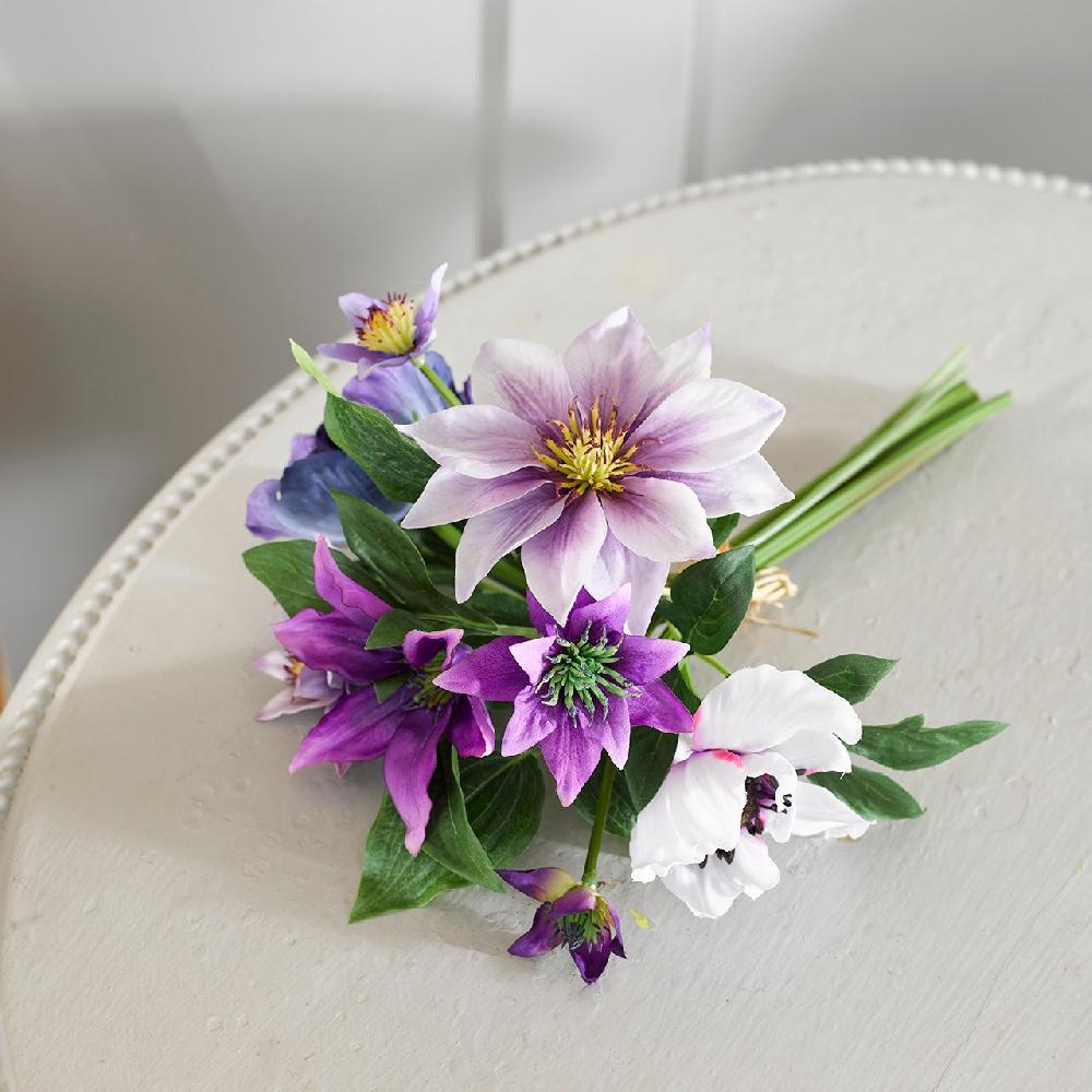 Bloom Clematis And Pulsatilla Bouquet Bundle
