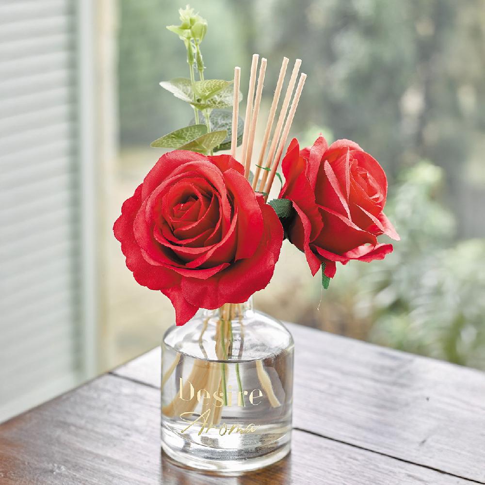 bloom Diffuser with Red Rose