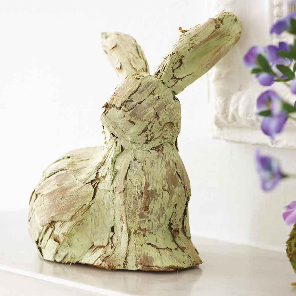 bloom Faux Bark Bunny