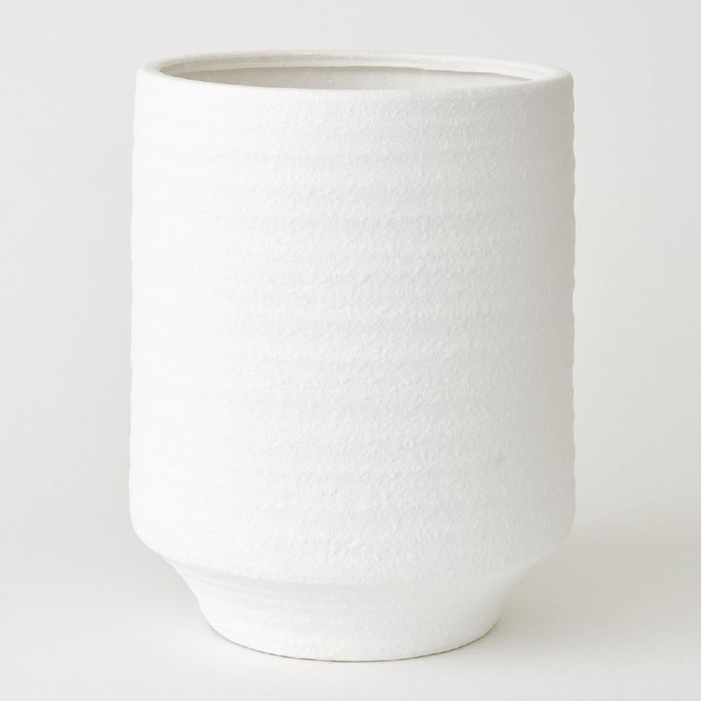Bloom Giant White Terracotta Vase